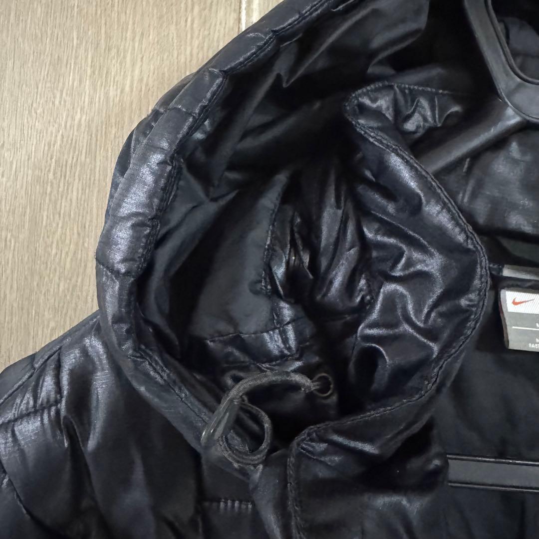 ナイキ製 マンチェスターユナイテッド中綿ジャケット Mサイズ/ブラック/刺繍