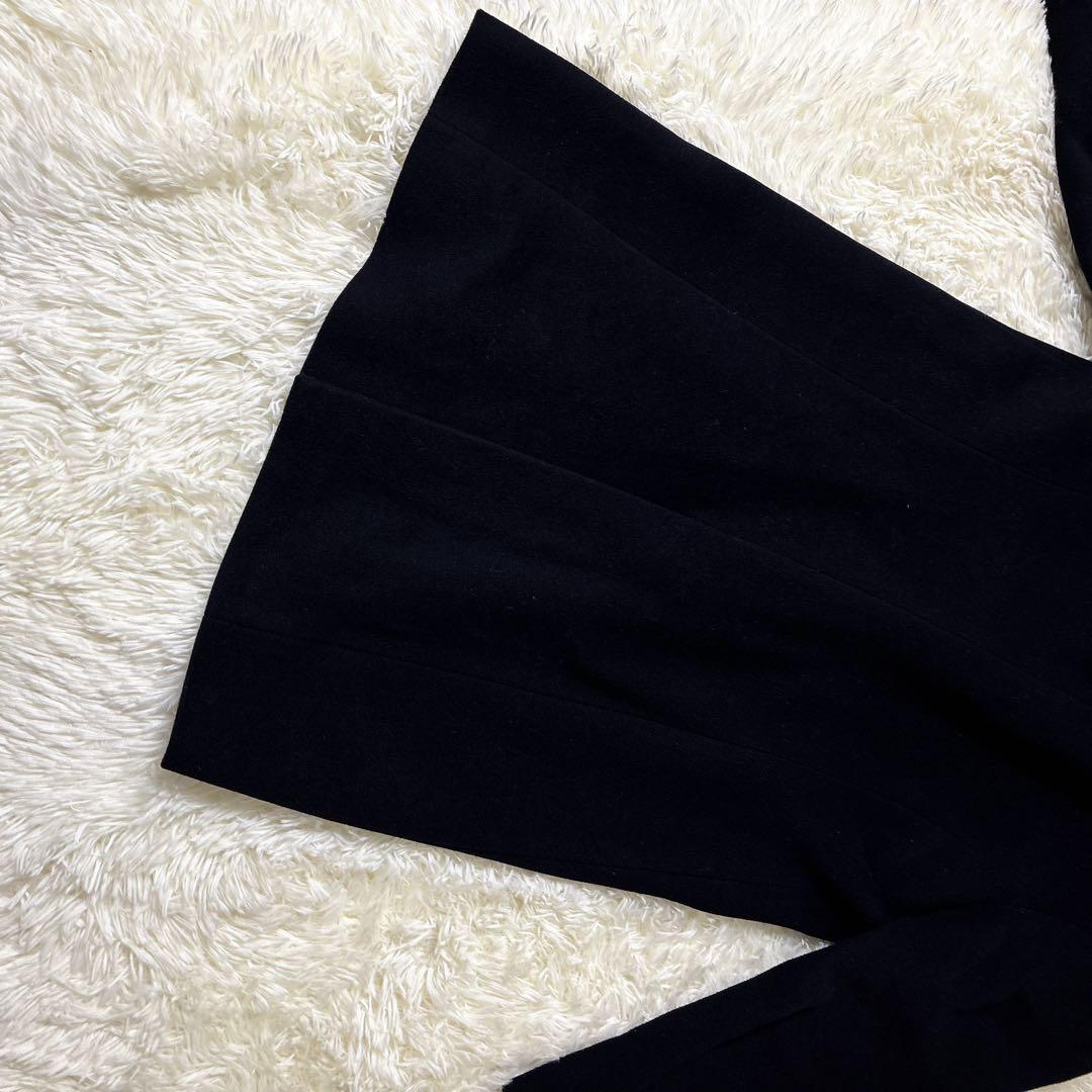 大きいサイズ46✨23区 ウール アンゴラ ビーバーフーデットコート ネイビー