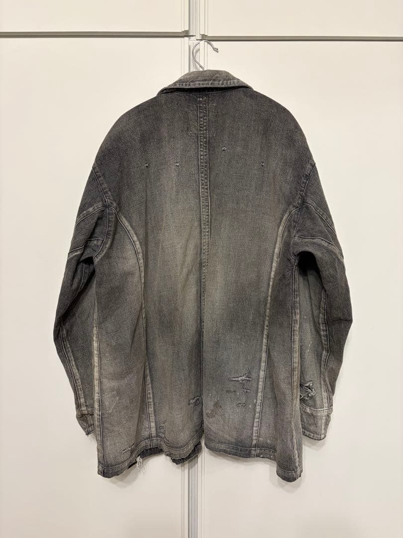 ANCELLM デニムカバーオール　1 ブラック