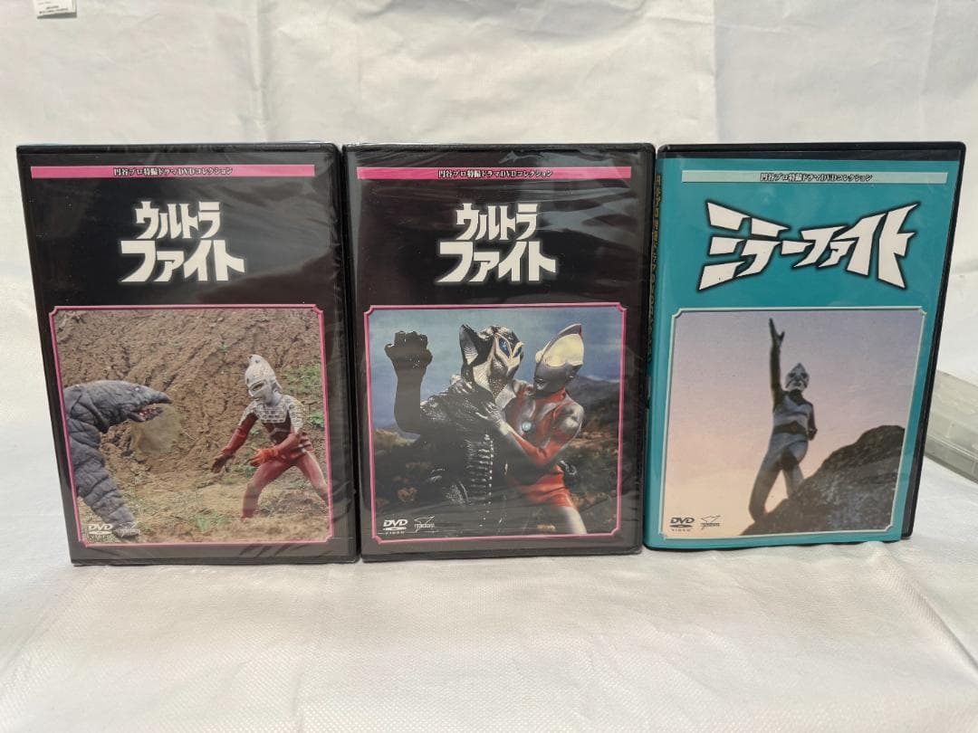ウルトラファイト DVD 3枚組 全13話×２＋ミラーファイト