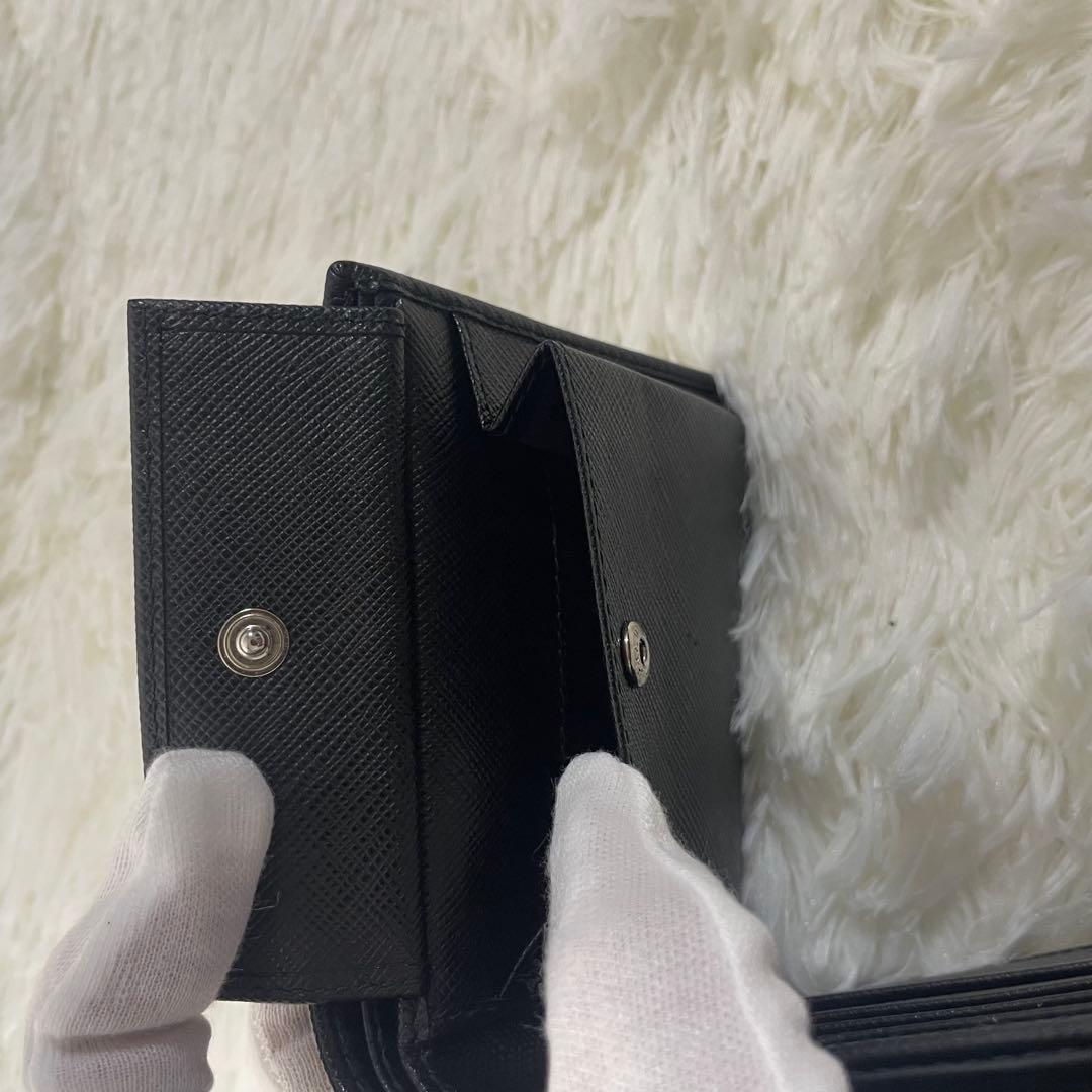 【未使用級】PRADA プラダ コンパクトウォレット 二つ折り財布 2MO738
