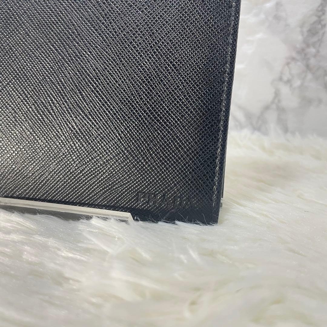 【未使用級】PRADA プラダ コンパクトウォレット 二つ折り財布 2MO738