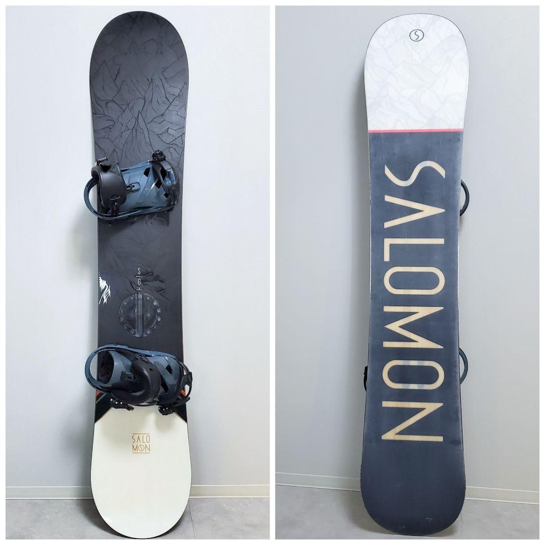 極美品✨️SALOMON SIGHT 147cm× S 　スノーボード　セット