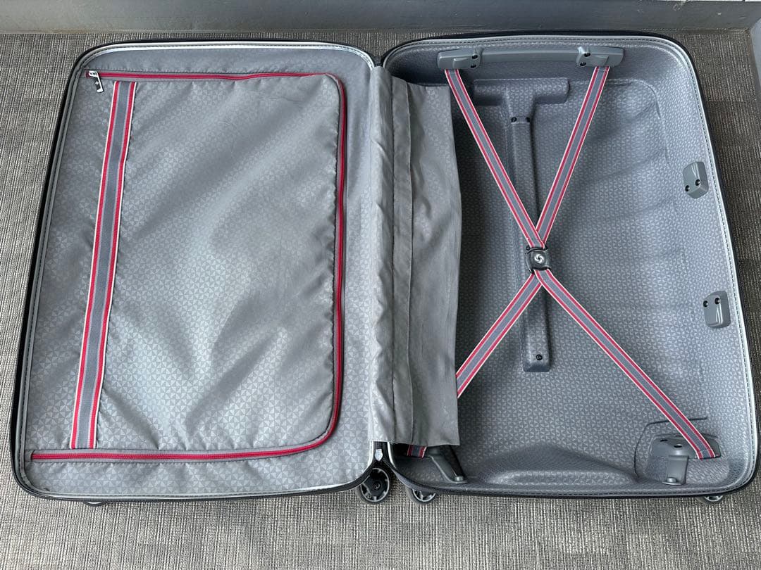【美品】サムソナイト　ファイヤーライト　キャリーケース 69リットル　グレー