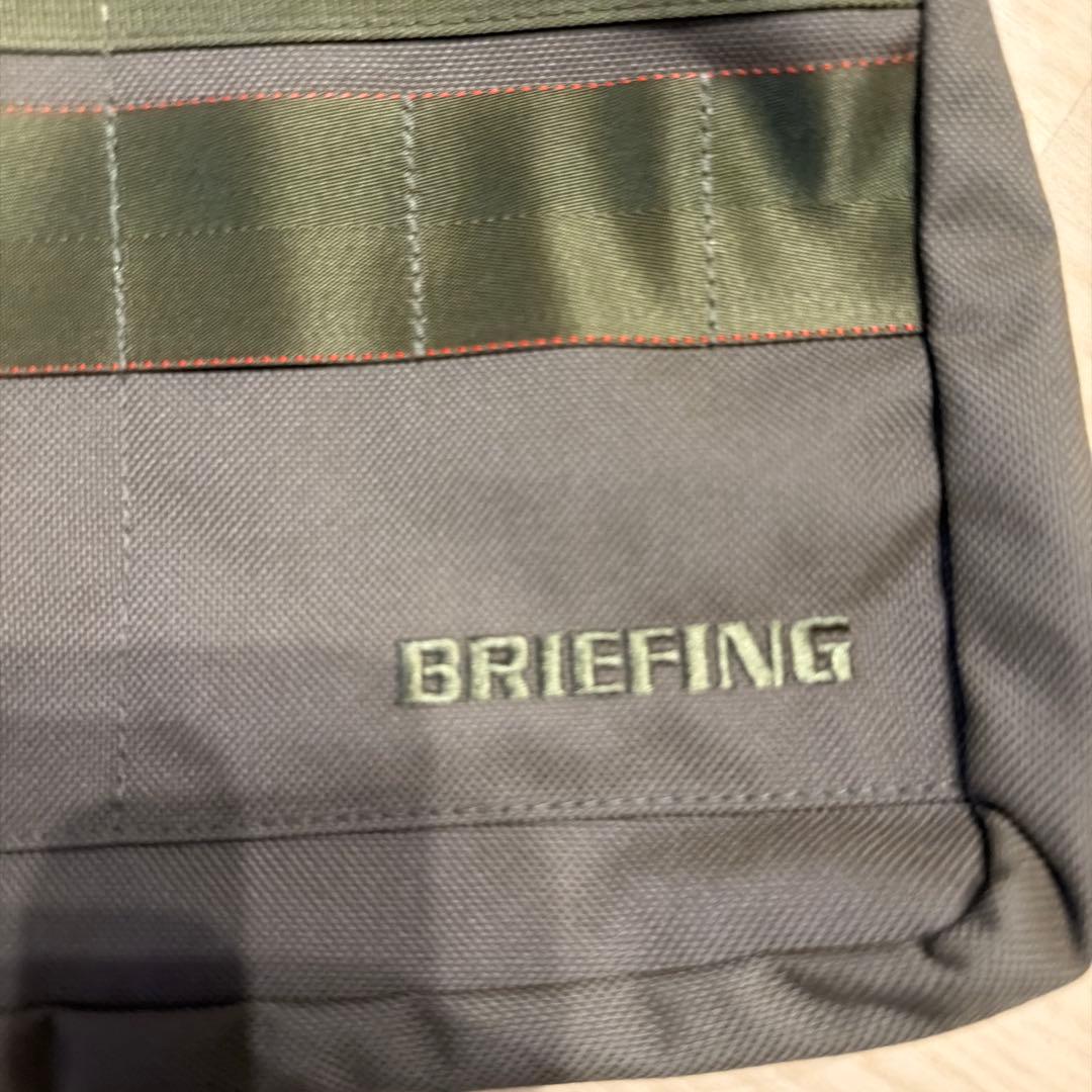 BRIEFING ミニトートバッグ オリーブグリーン　カートバッグ　カーキ