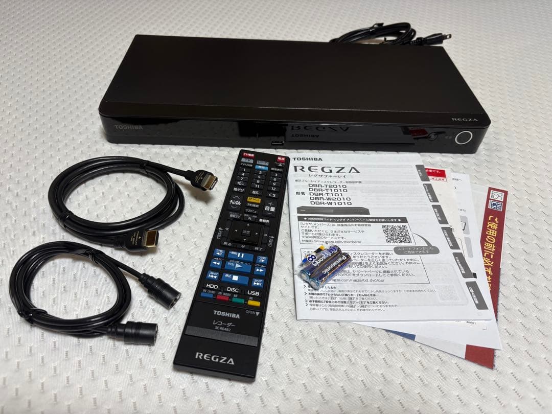 レグザ ブルーレイディスクレコーダー DBR-W1010 2023年製 美品