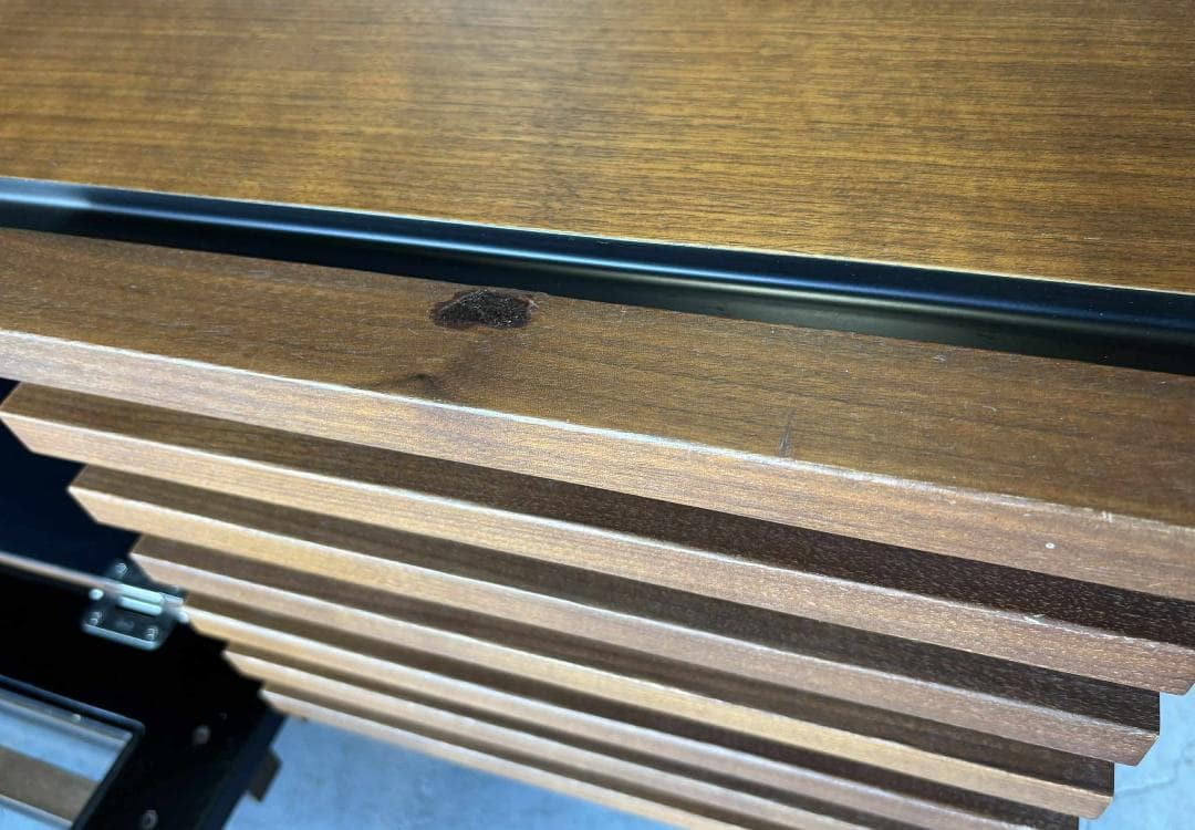 rin.rin.31 高級感 シギヤマ ローボード、テレビ台 ブラウン