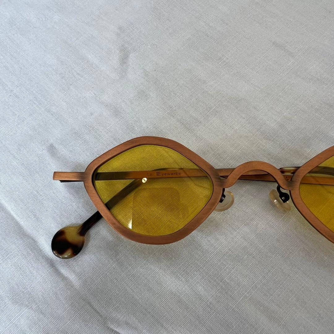 l.a.Eyeworks \"TEDDY\" 1994 メタルフレーム サングラス