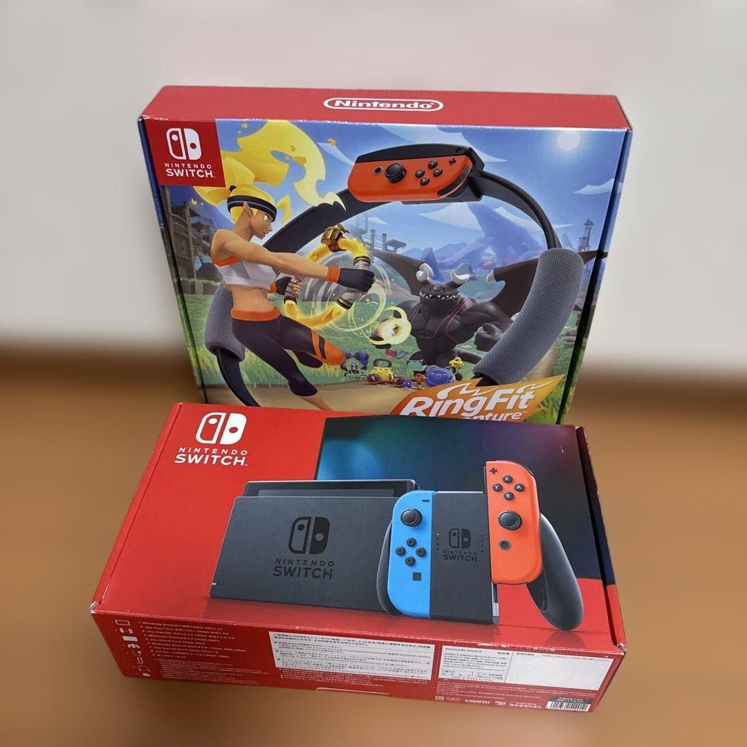 Nintendo Switch ネオンレッド/ブルー 本体 + Ring Fit
