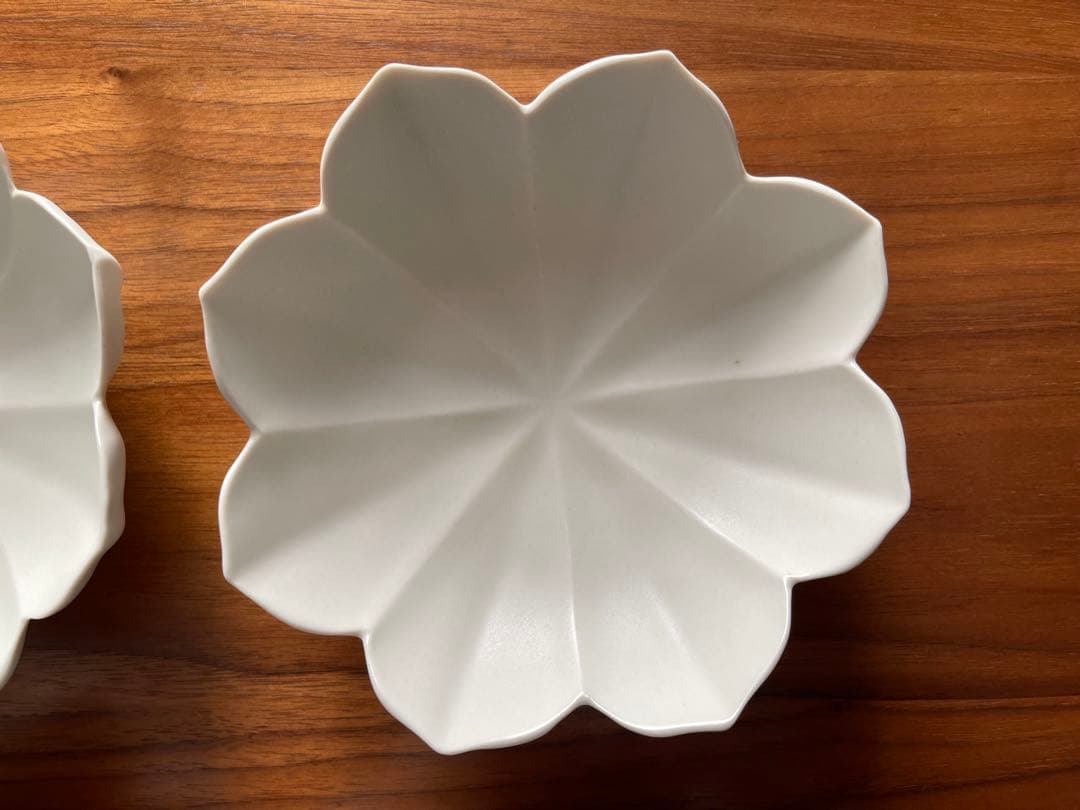 臼杵焼 稜花小鉢 白 White 4枚セット
