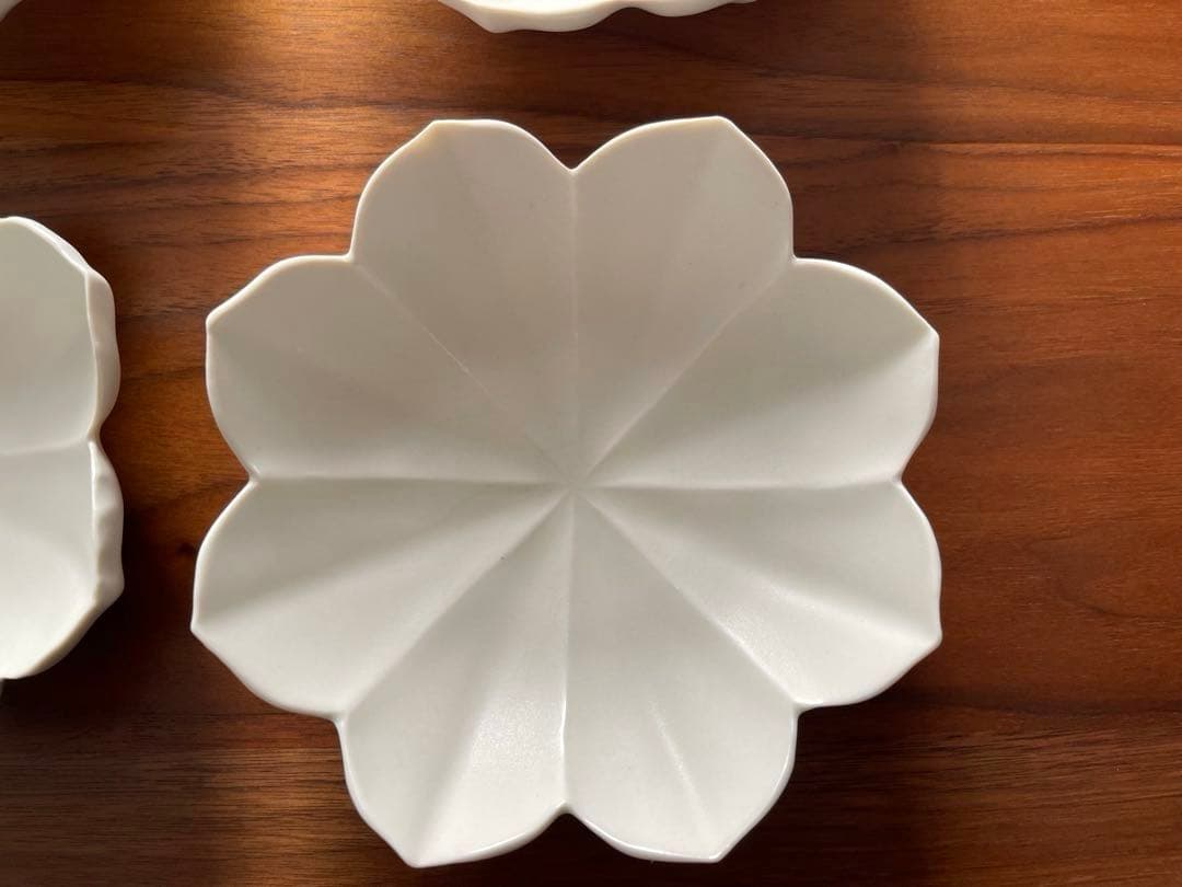 臼杵焼 稜花小鉢 白 White 4枚セット