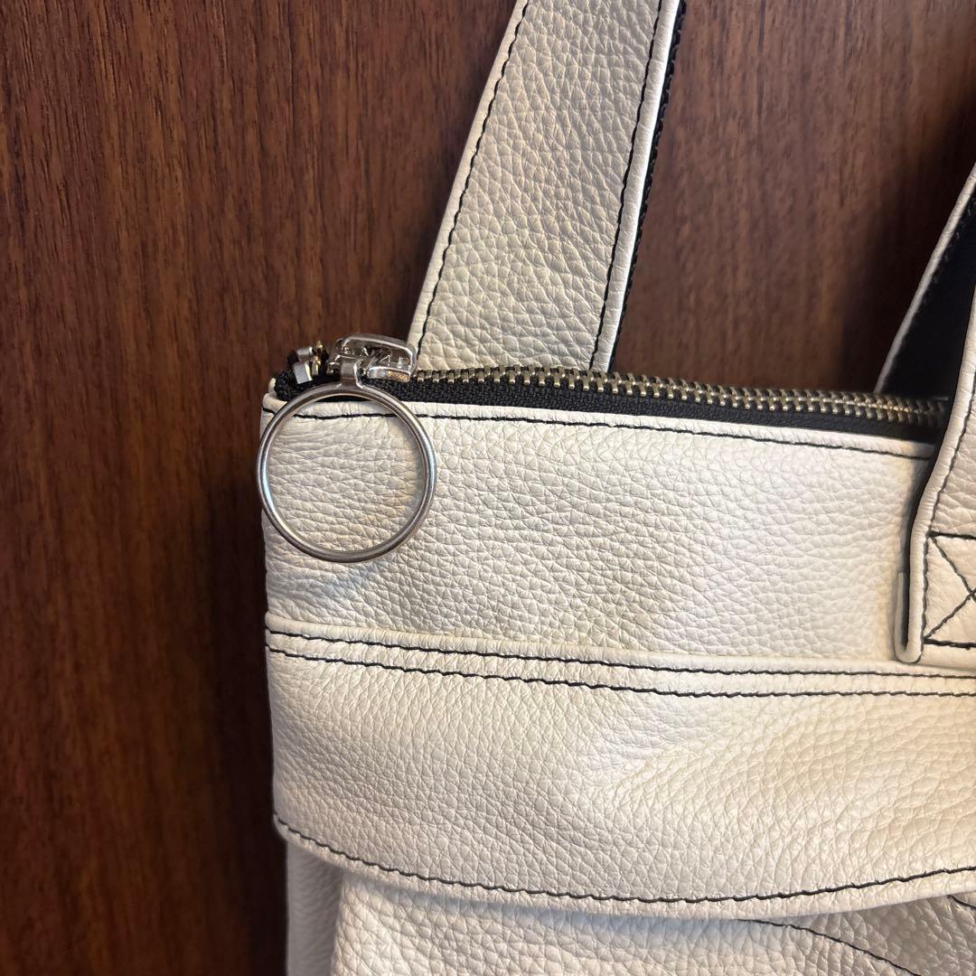 GOさん専用PORTER ホワイトレザーヘルメットバッグ