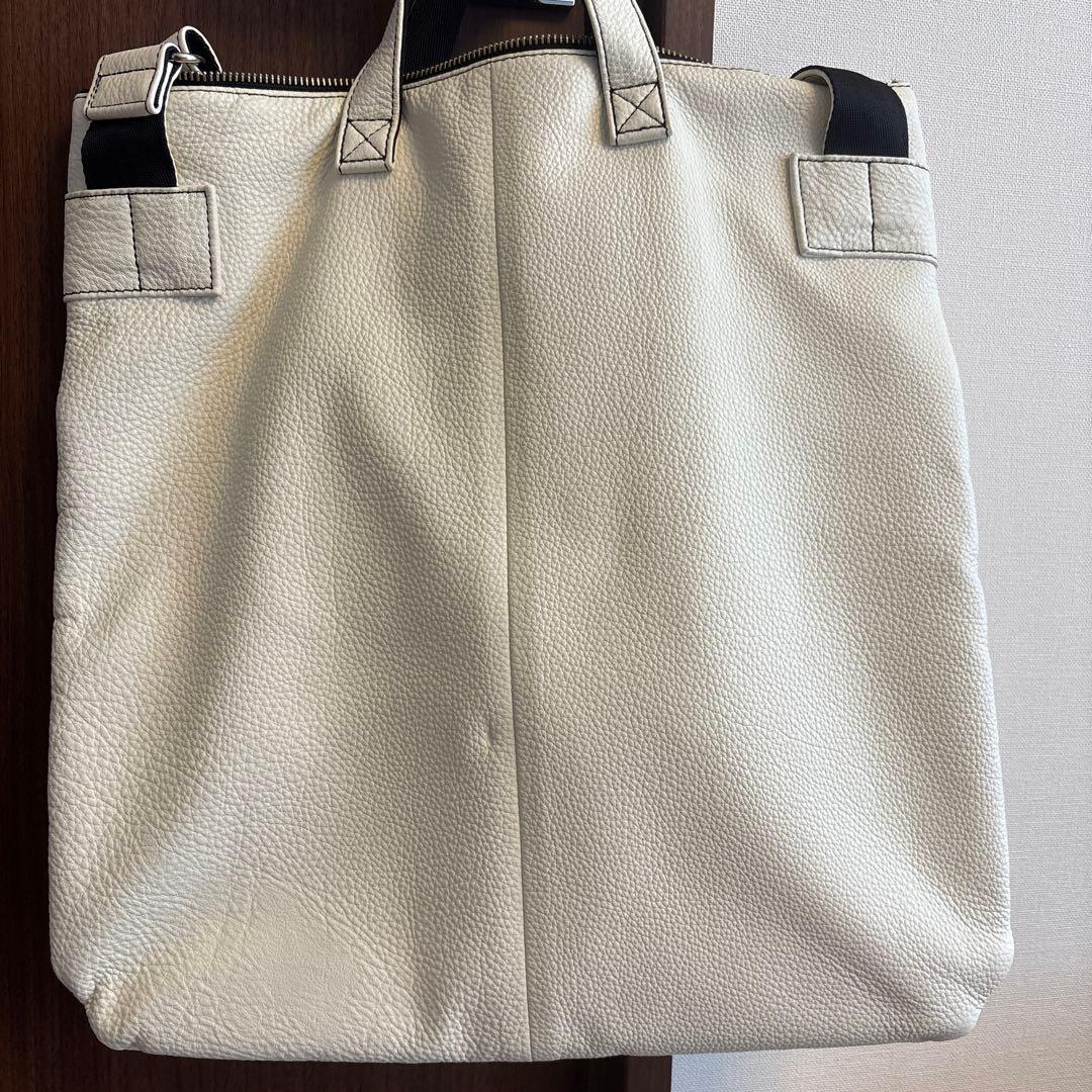 GOさん専用PORTER ホワイトレザーヘルメットバッグ