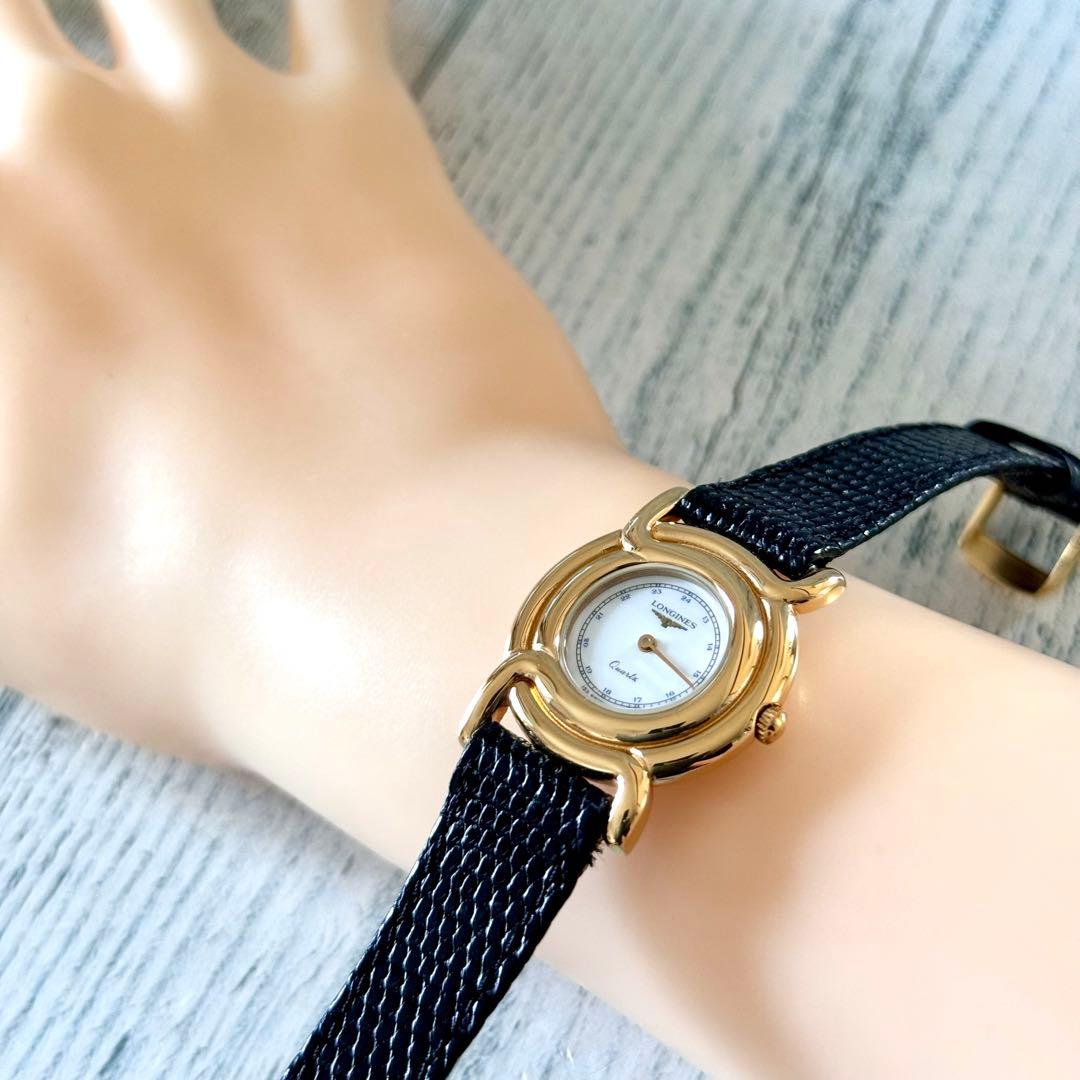 【電池交換済】LONGINES ロンジン 腕時計 ゴールド 153.7170