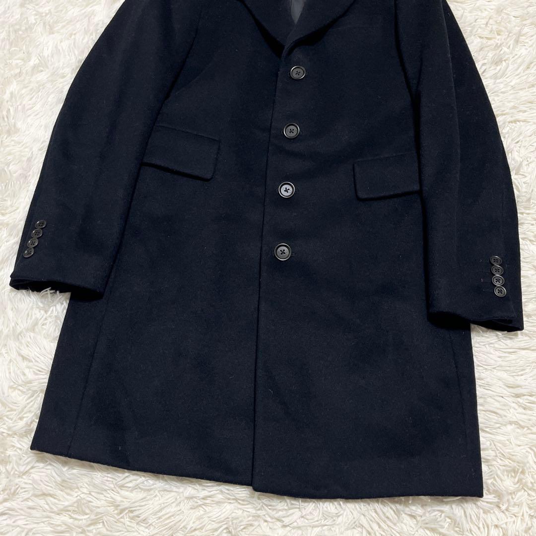 美品✨️ Paul Smith チェスターコート ドット ウール ブラック