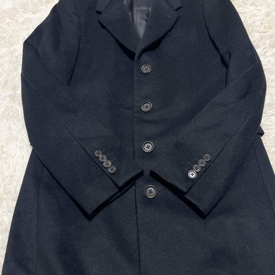美品✨️ Paul Smith チェスターコート ドット ウール ブラック