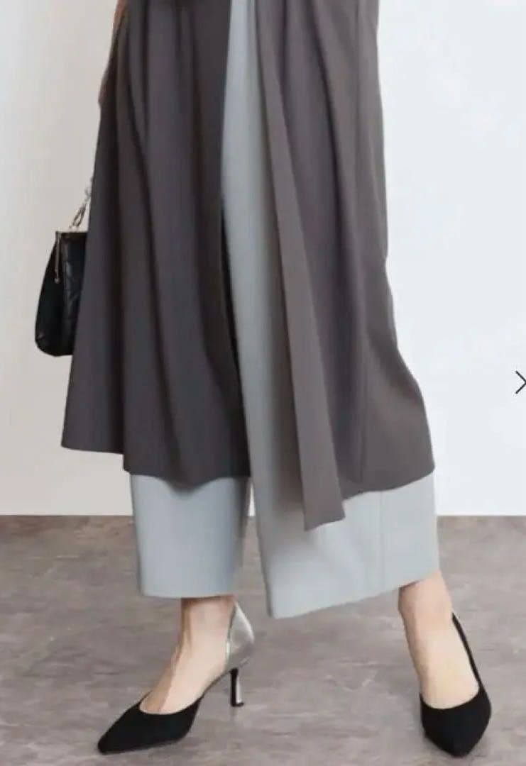 新品タグ付きRire Fete バイカラーレイヤードパンツスーツ ヤマダヤ