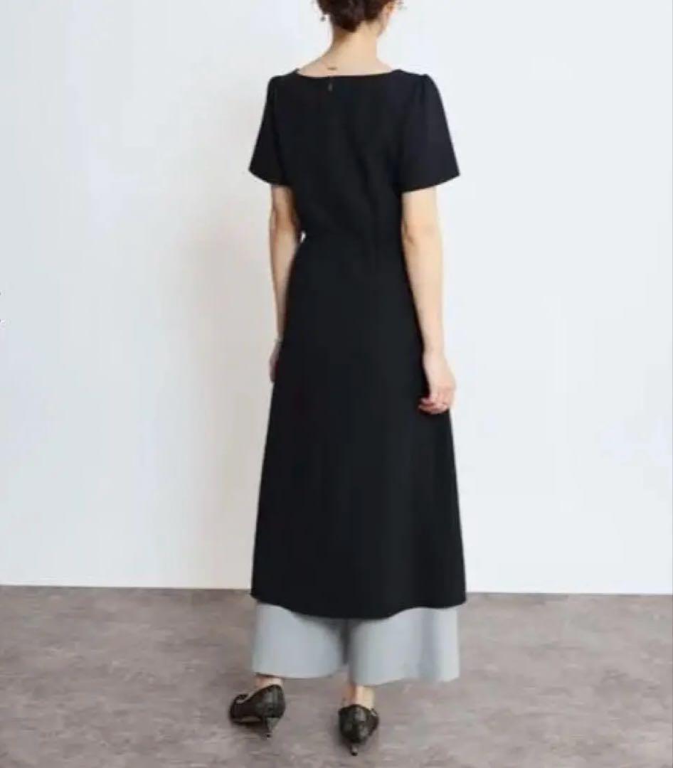 新品タグ付きRire Fete バイカラーレイヤードパンツスーツ ヤマダヤ