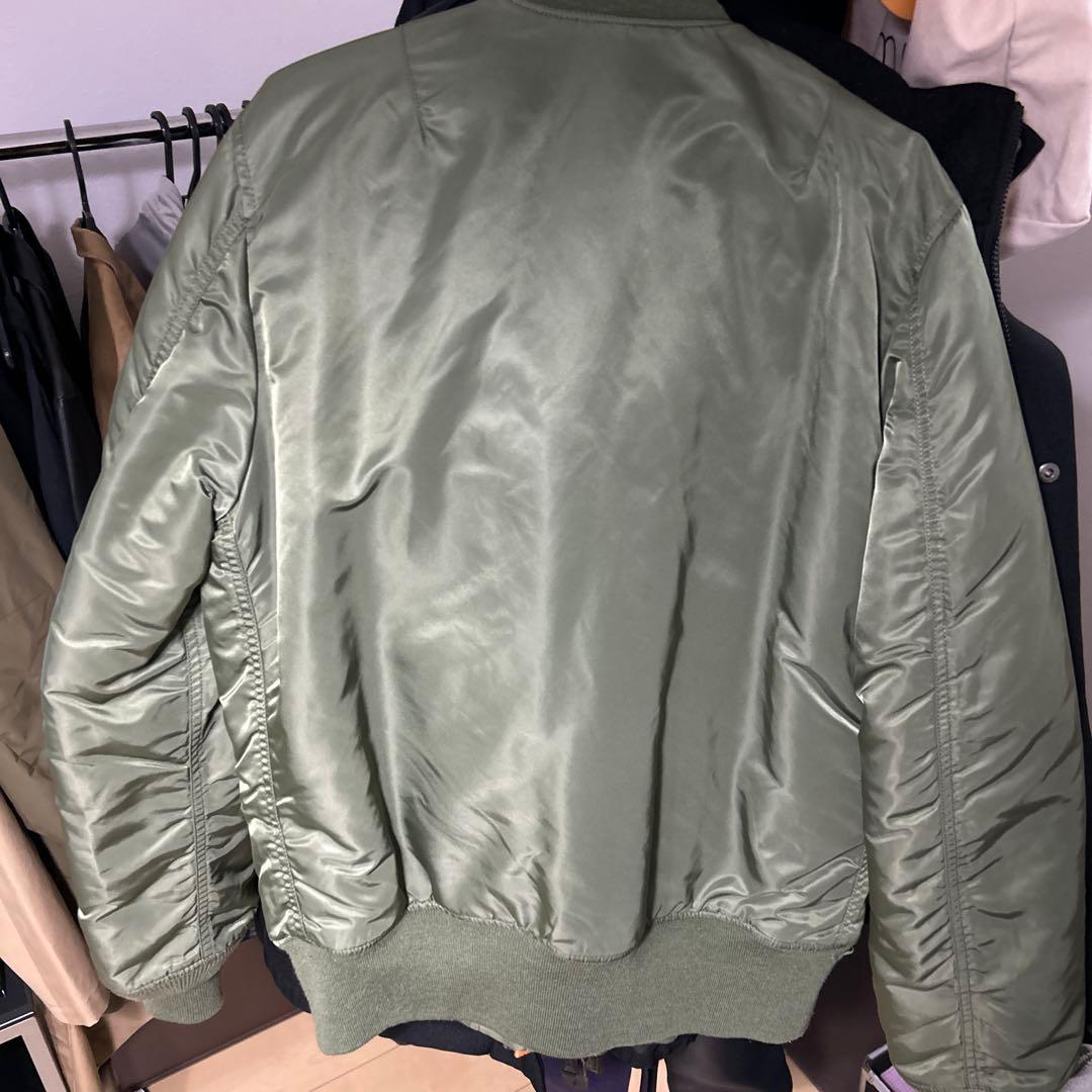 バ*プ様 ALPHA INDUSTRIES MA-1 フライトジャケット カーキ
