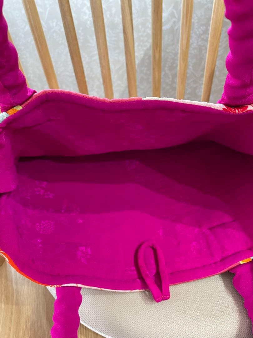 ちちんぷいぷい　京都 正絹 手縫いパッチワークバッグ