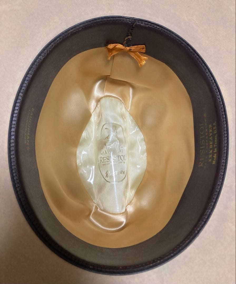 RESISTOL Western HAT ビンテージ ウェスタン ハット ピン付