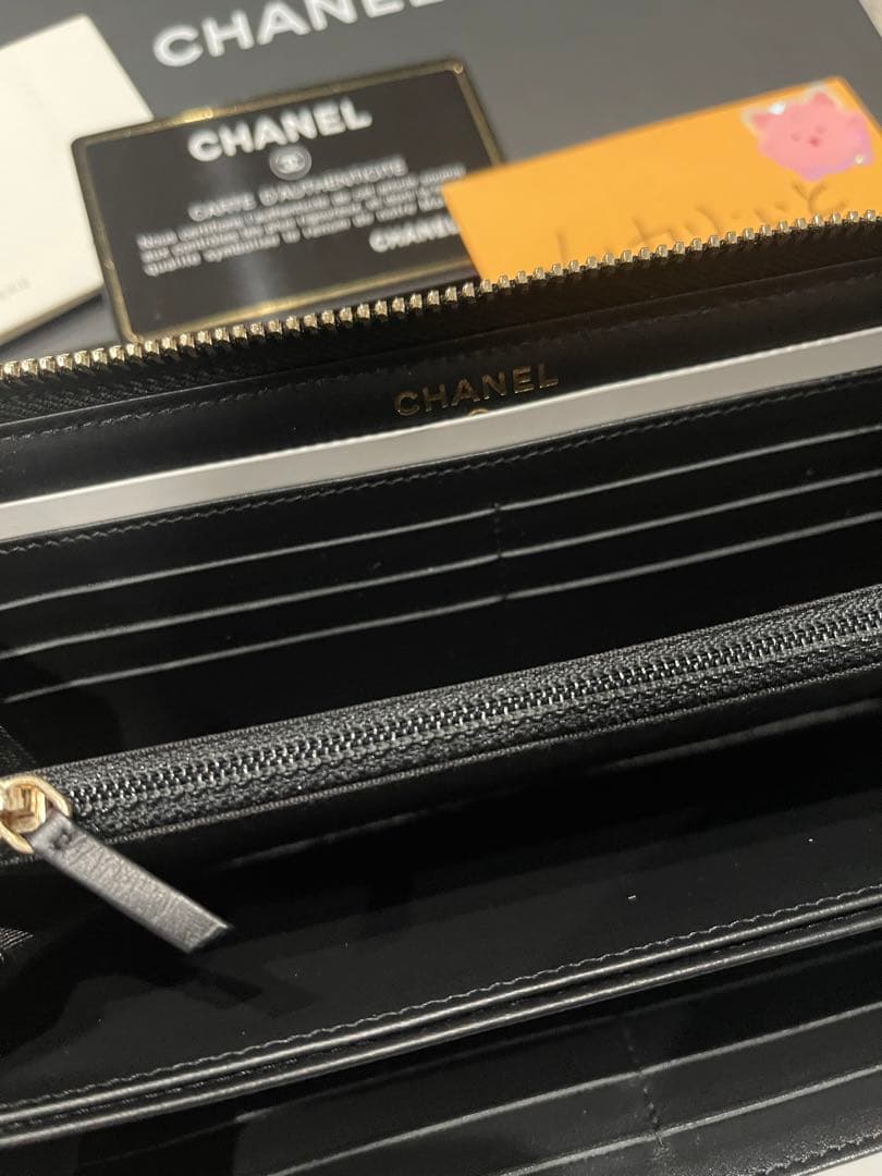 きょう 即購入不可 シャネル 長財布 ボーイ チェーン ファスナー 激レア