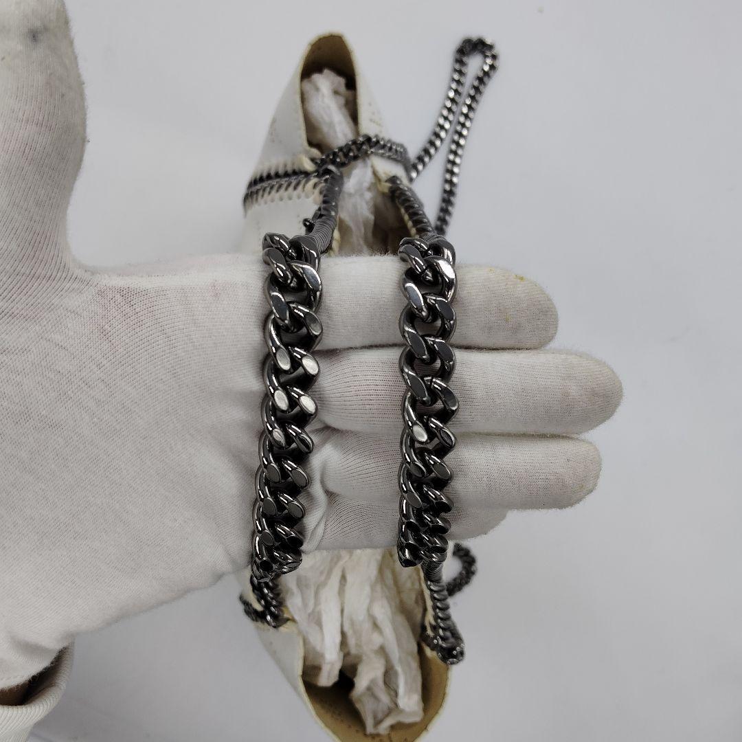 美品 ステラマッカートニー ショルダーバッグ 2way モノグラム 総柄 白