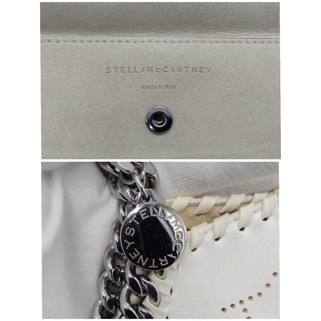 美品 ステラマッカートニー ショルダーバッグ 2way モノグラム 総柄 白