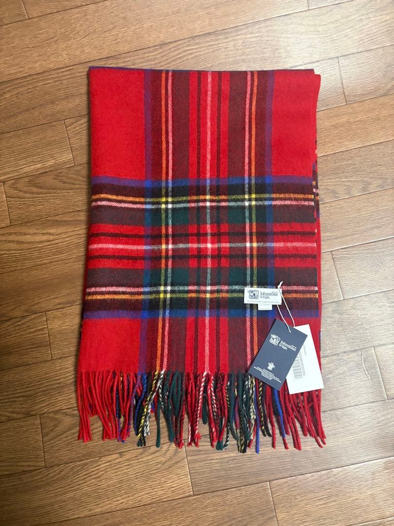 l*i様 ジョンストンズ カシミア100%マフラー ストール　大判