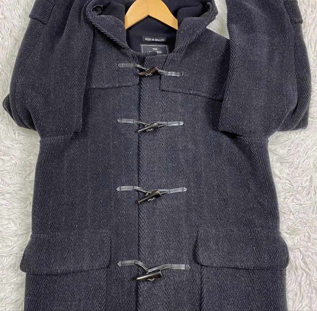 美品✨英国製 ヘリンボーン グローバーオール ロングダッフルコート XL相当
