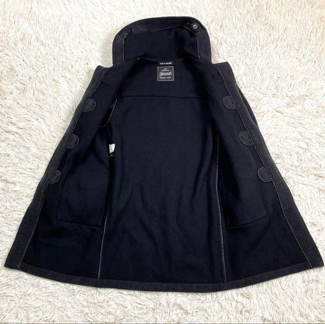 美品✨英国製 ヘリンボーン グローバーオール ロングダッフルコート XL相当