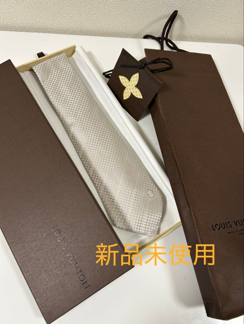 LOUIS VUITTON チェック柄 ネクタイ