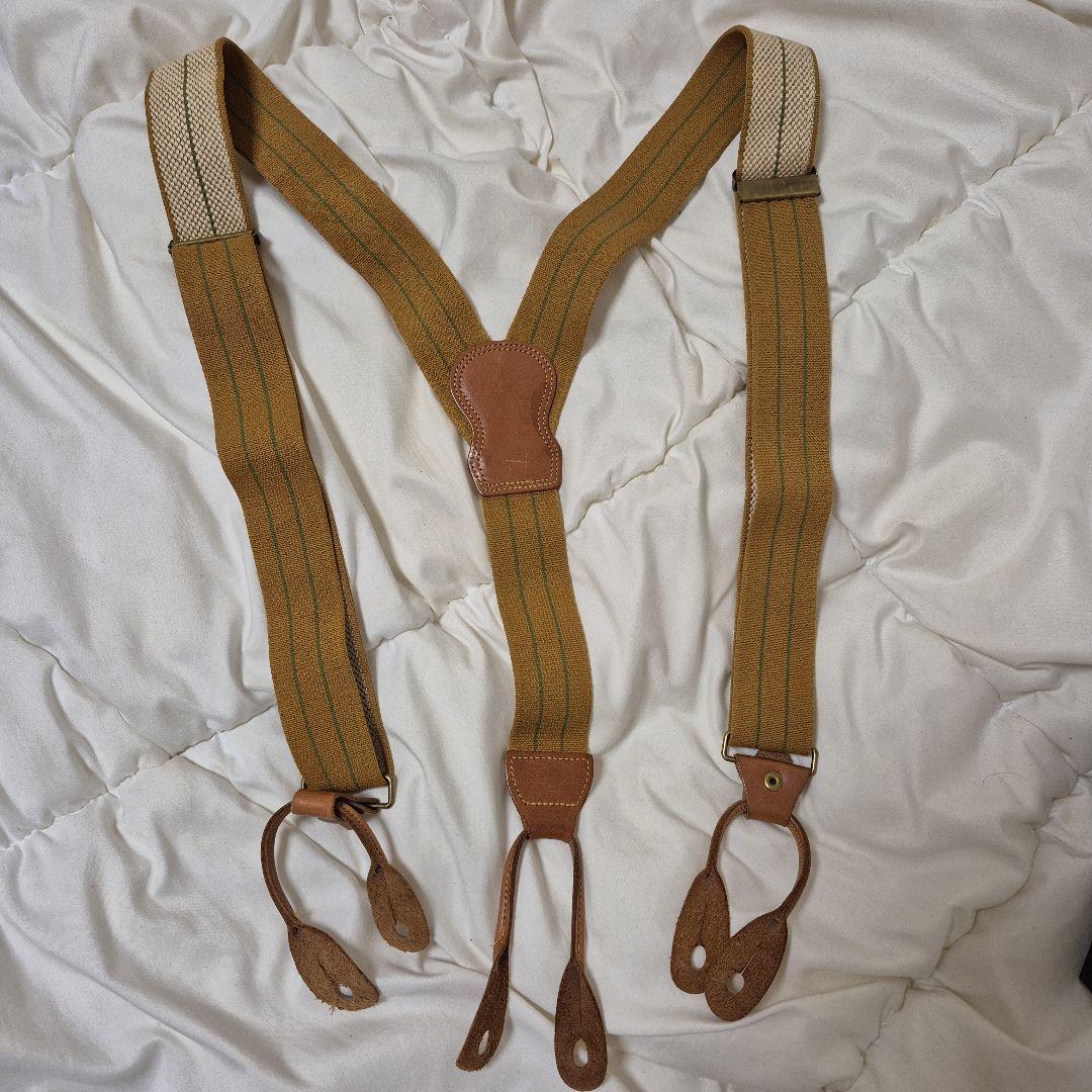 l*A様 フリーホイーラーズ サスペンダー MASTARD BROWN