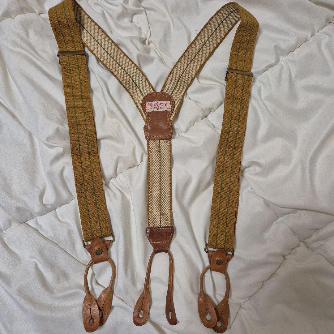 l*A様 フリーホイーラーズ サスペンダー MASTARD BROWN