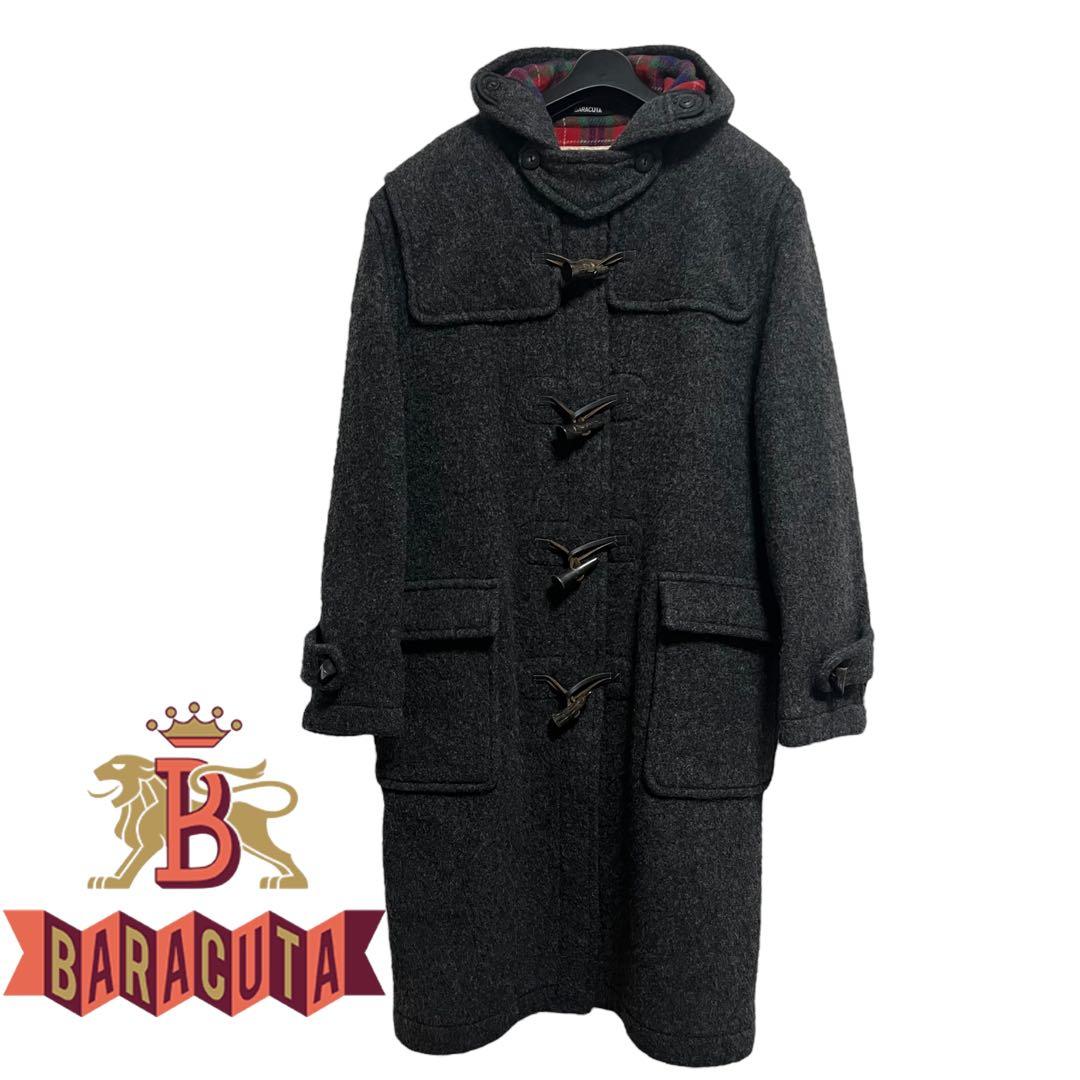 BARACUTA / メンズ ダッフルコート グレー L相当 a-489