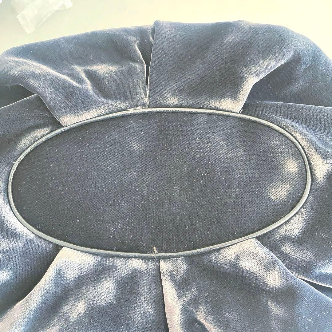 ☆最終SALE☆ MOSCHINO ブラックベルベットバッグ