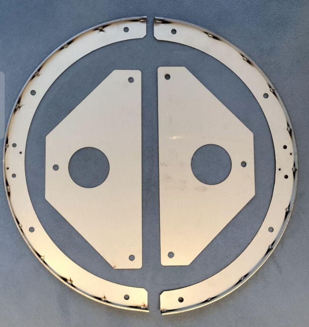 太鼓の達人用リムプレートとパッドプレート各2個 お家太鼓や太鼓フォースにも対応