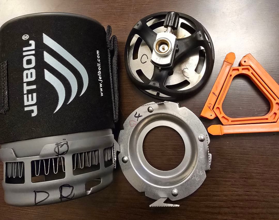 JETBOIL シングルバーナーコンロ 収納ケース付き