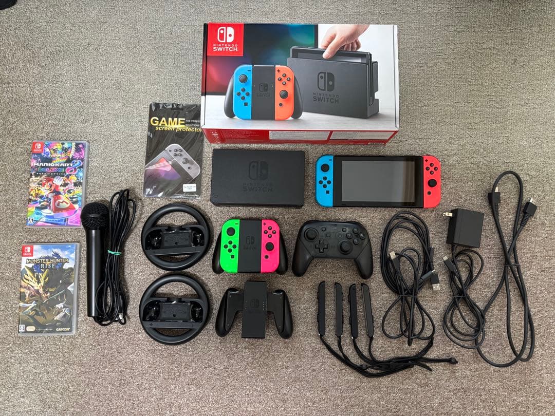 Nintendo Switch 本体、周辺機器、ソフト一式セット
