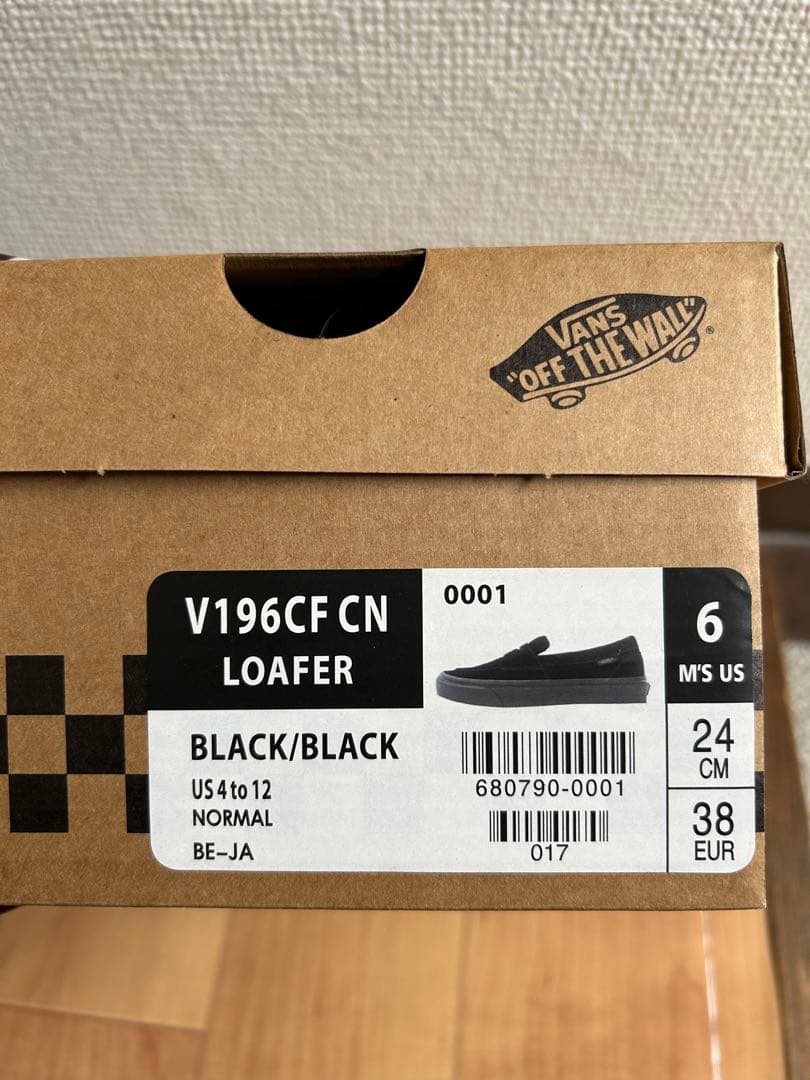 Vans ブラック スエード ローファー スニーカー
