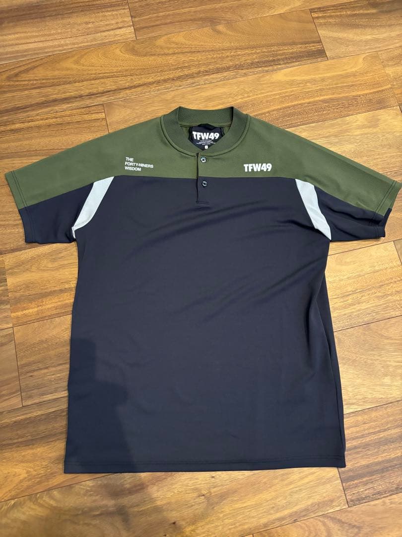 tfw49ポロシャツ　カーキ　L 2024A/W
