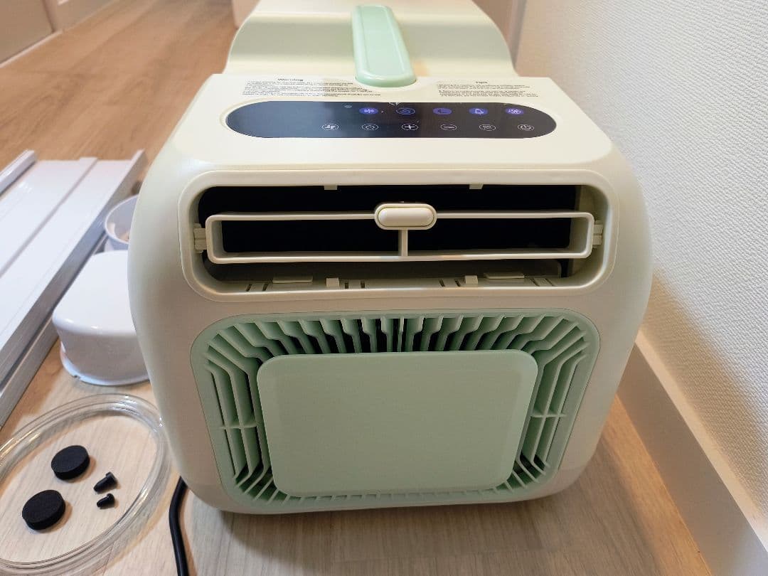 ポータブルエアコン 3500BTU　窓用パネル付き　スポットクーラー 車中泊