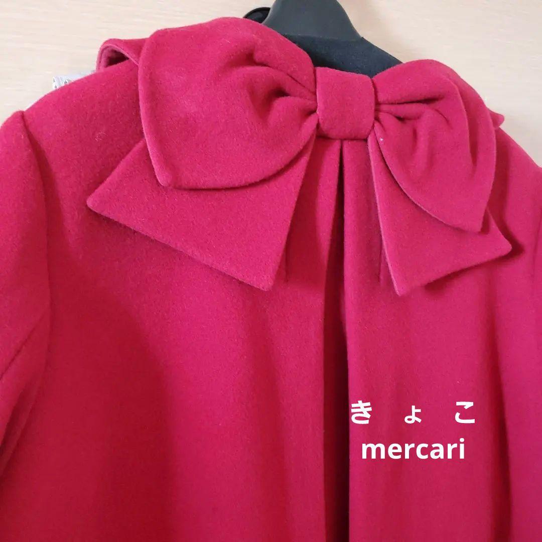 斑*す様 【新品】フランシュリッペ 後ろリボンロングコート 3L fl5
