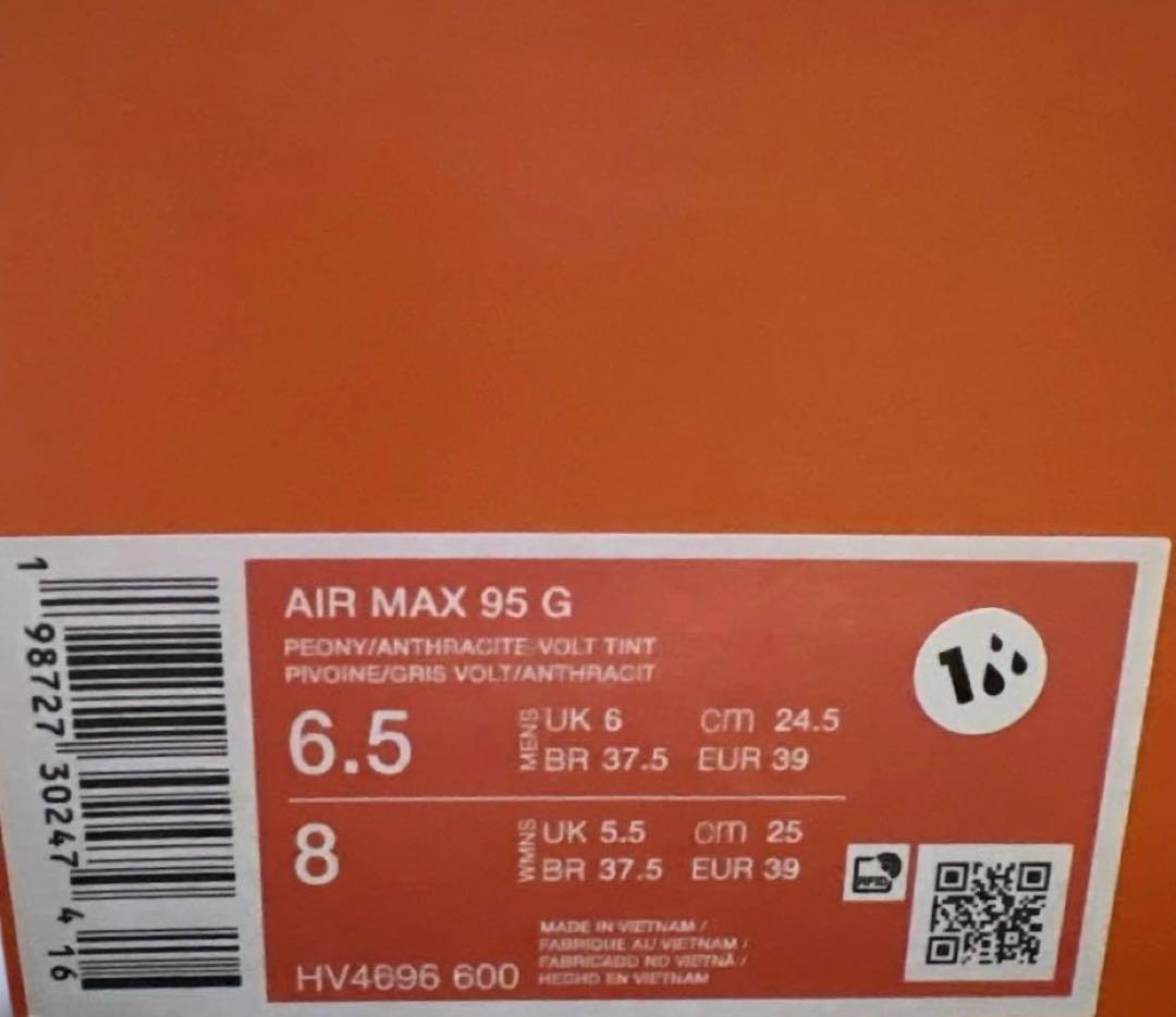 シューズ(女性用) NIKE AIR MAX 95 GOLF 24.5cm