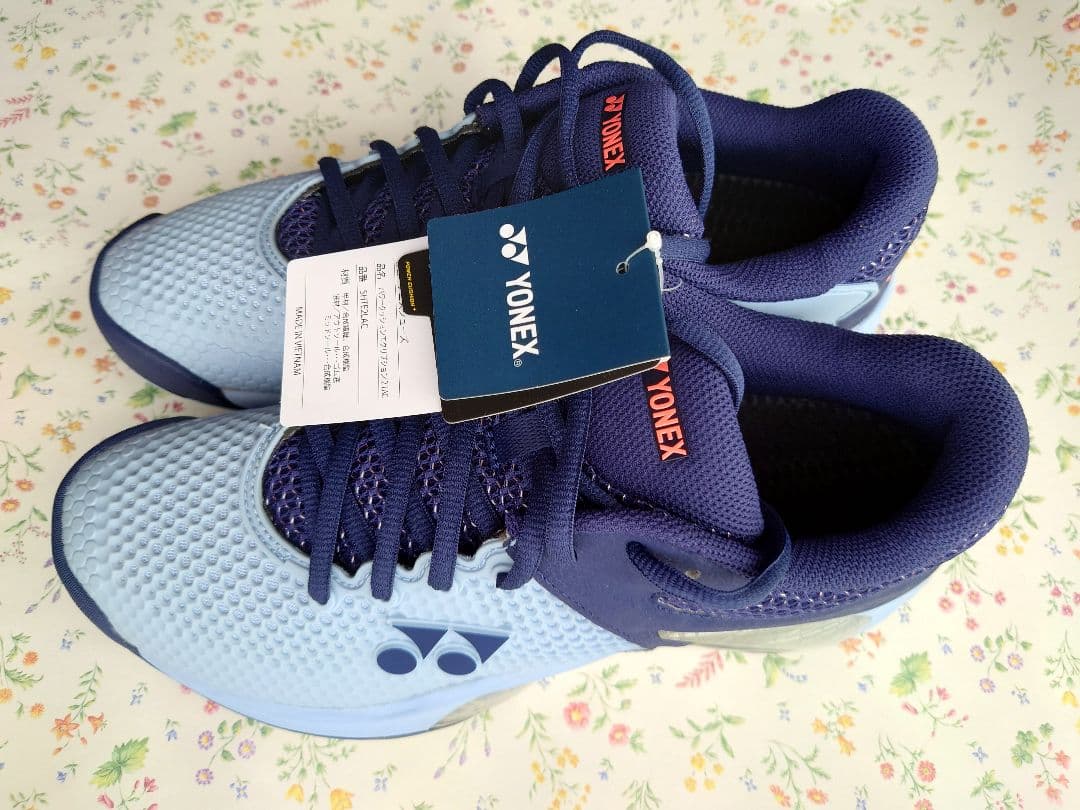【新品】YONEX テニスシューズ エクリプション　ライトブルー/ネイビー
