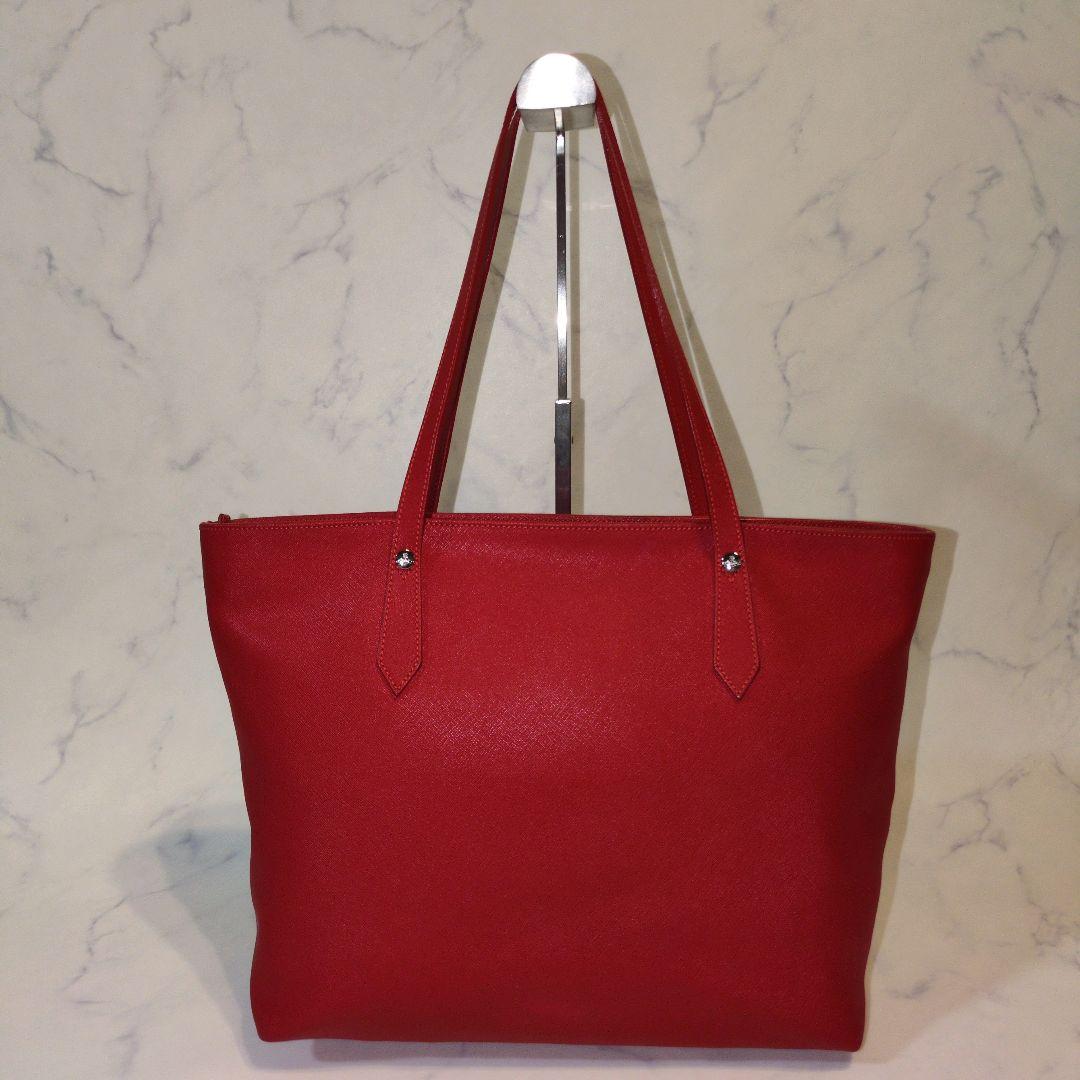 ヴィヴィアンウエストウッド トートバッグ オーブ レザー レッド