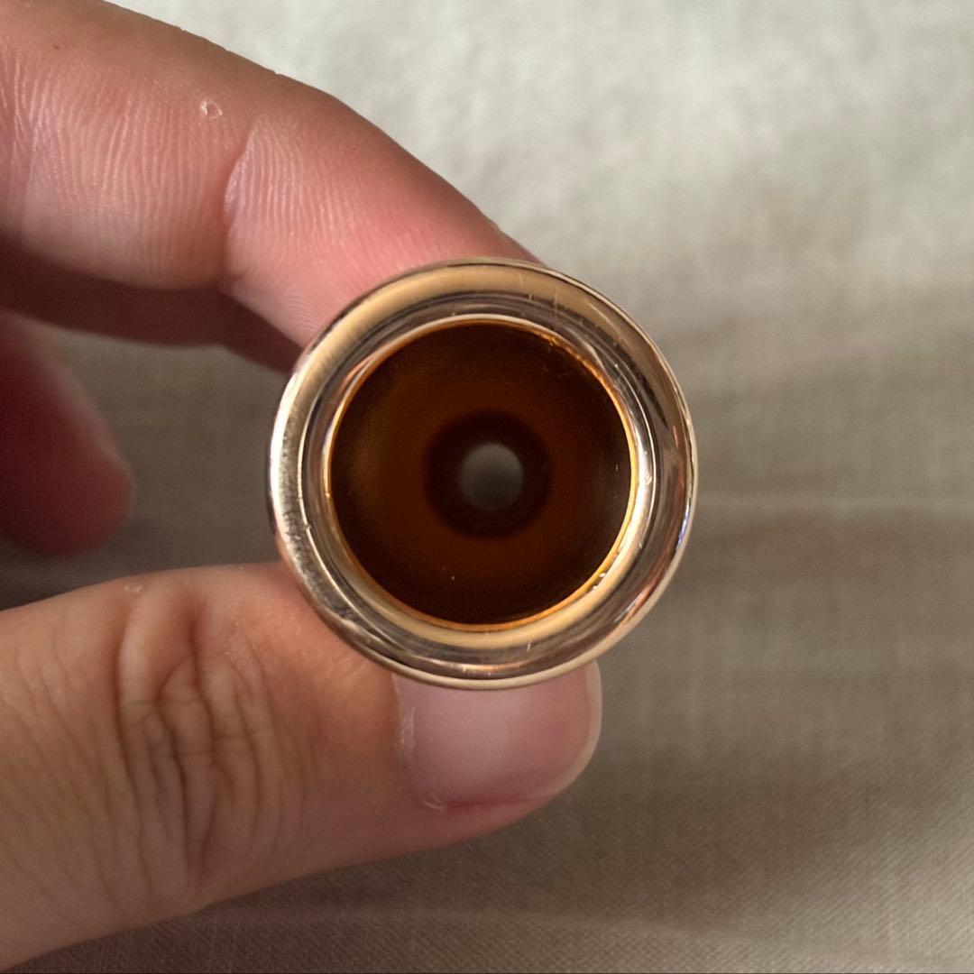 JK 2CM A1 ピンクゴールドメッキ フレンチホルンマウスピース