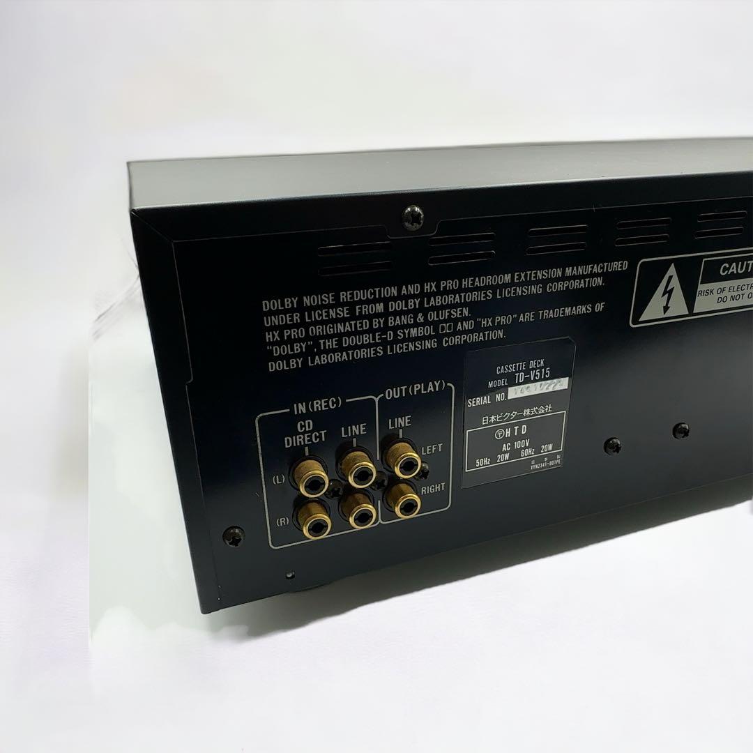 ジャンク Victor ビクター TD-V515 3ヘッド カセットデッキ