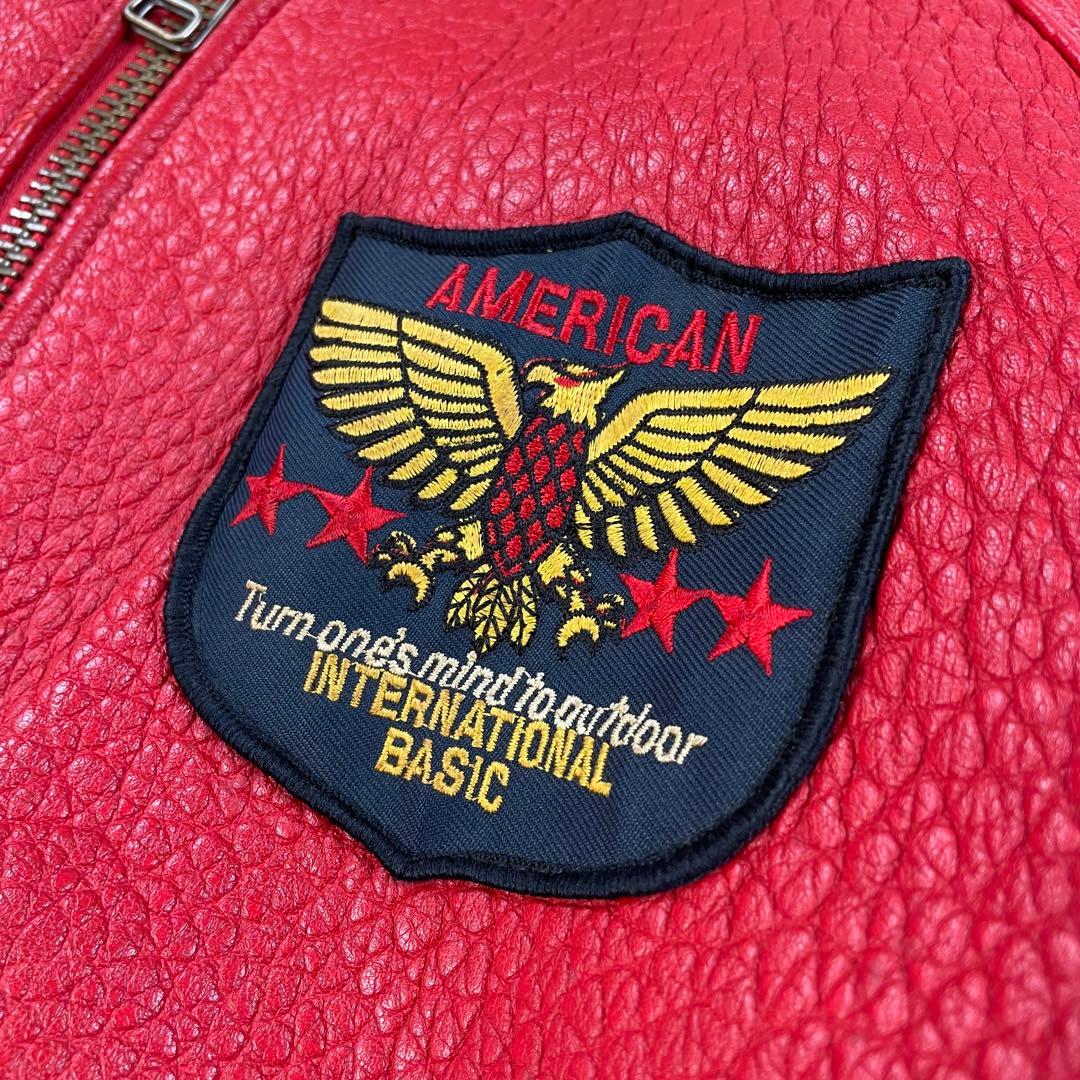 【最高級シボ革】 ROBO 本革 レザージャケット スタジャン 抜群のシルエット