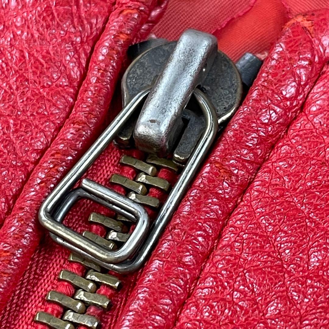 【最高級シボ革】 ROBO 本革 レザージャケット スタジャン 抜群のシルエット